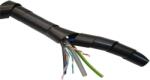 Tracon Electric Tracon KSPI-8F Vezetékösszefogó szalagspirál, fekete dmin-dmax=12-50mm, PE (KSPI-8F)