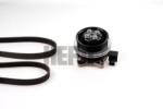 HEPU Pompa apa + Set curea transmisie cu caneluri HEPU PK06510 (PK06510) - automobilus