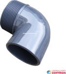 Plimex Könyök 90° PVC 50 mm ragasztás / külső menet 2