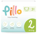 Pillo prémium minőségű, szuper nedvszívó, hipoallergén pelenka 2 (mini), 4-8kg, 31db