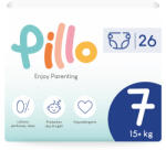Pillo prémium minőségű, szuper nedvszívó, hipoallergén pelenka 7 (XXL), 15+kg, 26db
