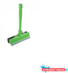 Üçtem-Plas Ablaklehúzó műanyag gumibetétes szivaccsal 22 cm széles_KCS2277Z zöld (42319) Ablaktisztító