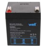 Well Acumulator plumb acid Well 12V 5AH, terminal F1, BAT-LEAD-12V5AH-WL (BAT-LEAD-12V5AH-WL)