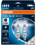 OSRAM Cool Blue Boost H1 halogén izzó off-road használatra, 5500 K hiper fehér fény, LED-es hatás, P14.5s foglalat, megnövelt fényerő, 62150CBB-2HB, 2 darab/csomag (62150CBB-2HB)
