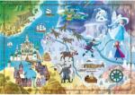 Clementoni Disney - Jégvarázs térkép 1000 db-os (39784)