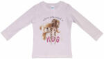 Asti Hosszú ujjú kislány póló cuki Macis mintával