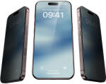 Benks Edzett üveg Ultra Shield Privacy iPhone 16 Pro fekete üvegfólia