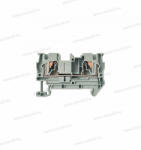 OMU System 2 vezetékes átmenő Push-in sorkapocs 0, 25-4mm2 32A szürke Omu system TPI224L DIN sín (TPI224L)