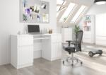 Mobene Modern Számítógépasztal N6 - Fehér - fizz