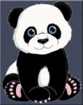 Zuty Picturi pe numere Panda (<![CDATA[10491]]>) Carte de colorat