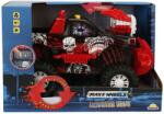 Sunman Masina de teren cu Lumini si Sunete, Maxx Wheels, Rosu, 30 cm