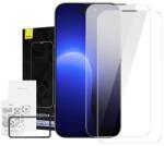 Baseus Crystal iPhone 14 Pro Edzett üvegfólia porálló bevonattal, 0, 3 mm (2 db) (SGBL110102)