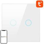 Avatto Smart Light Switch WiFi Avatto TS02-EU-W2 2 Way TUYA (white) (TS02-EU-W2)