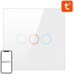 Avatto Smart Light Switch ZigBee Avatto ZTS02-EU-W3 3 Way TUYA (white) (ZTS02-EU-W3)
