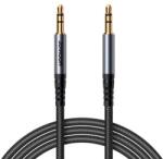 JOYROOM SY-A08 AUX cable 3.5mm mini jack to 3.5mm mini jack, braided, 1.2m (black) (SY-A08) - jatekotthon