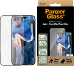 Panzer Стъклен протектор PanzerGlass за iPhone 16 Plus, 15 Plus, Ultra-Wide Fit