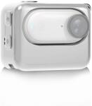 PULUZ Husa din silicon pentru carcasa de incarcare Insta360 GO 3 / Insta360 GO 3S alb