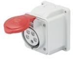 Gewiss Ipari dugalj ráépíthető 3P+N+E 16A 380-415V(50+60Hz) piros IP44 műanyag IEC309HP GEWISS - GW62409 (GW62409)