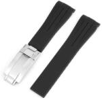  Curea pentru Rolex Submariner neagră 21mm cu cataramă