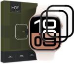 Apple Watch 10 (42 mm) okosóra fólia - kijelzővédő fólia fekete kerettel (2 db) - graffistore