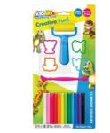 Kid Art Kid Art: Modellező gyurma készlet formákkal, 12 db-os (T100/4MR-1PK) - ejatekok