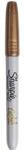 Sharpie Alkoholos marker, 1, 4 mm, kúpos, SHARPIE Metallic , arany (NSH1891062)