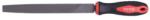EXTOL Fémreszelő 200mm félkerek, T12 acél, vágat 2, finom, TPR gumis műanyag nyél (8803602)