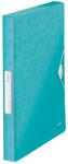 Leitz Mapa de plastic, cu burduf 30mm, turcoaz, LEITZ WOW Jumbo (LZ46290051)