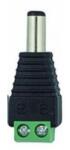 Avide Conector DC tata cu borna banda LED Avide (ABLSDC-MALE-PLUG)