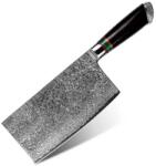 HARAHU SA-29015 damaszk konyhai bárd - Fekete