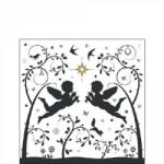 Ambiente Flying Angels papírszalvéta 25x25cm, 20db-os
