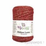 Retwisst Ribbon Lurex - Piros, ezüst szállal - 30