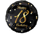 Godan Szám, Számos lufi 18" 45cm - 18-as lufi, Happy Birthday 18 (LUFI584052)