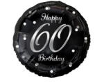 GoDan Szám, Számos lufi 18" 45cm - 60-as lufi, Happy Birthday 60 (LUFI624468)