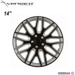 Versaco Тасове за джанти 14'' Versaco Dakar NC Black/Silver