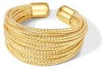 Modart Inel argint, dama, argint 925 placat cu aur, lat, reglabil, auriu, 5 gr (1149)