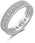 Modart Inel lat argint, dama, argint 925, tennis, zirconii albe, argintiu, 3, 22 gr (992)