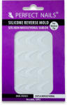 Perfect Nails Szilikon Mosolyvonal sablon Reverse TIP Technikához - Dupla Mosolyvonal - 12db (PNSE808)