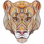 HARAHU Puzzle din lemn - Leopard / S KP21927 Puzzle