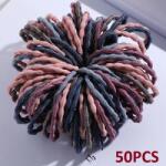 HARAHU 50x Elastice de păr pentru copii - Maro / Multicolor 2 KP7944