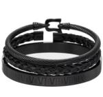 HARAHU Brățări DE-33446 - Negru KP33446