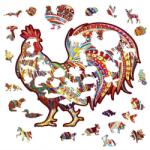 HARAHU Puzzle din lemn - Rooster / L KP21836 Puzzle