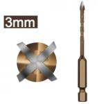 HARAHU Burghiu în cruce - 3mm KP30955 Burghiu