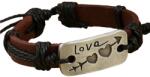 HARAHU Brățară Heart Arrow - Negru KP33137