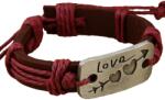 HARAHU Brățară Heart Arrow - Bordo KP33136
