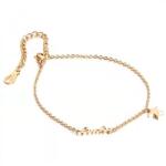 HARAHU Brățară LU-15208 - Aurie / Roz KP15208