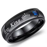 HARAHU Inelul Her King - Negru/59mm KP31830