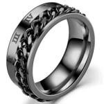 HARAHU Inel CH-16873 - Negru/52mm KP16873