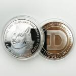 HARAHU Moneda Dogecoin - Argint KP13412 Moneda