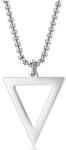 HARAHU Colier Simple Triangle - Argintiu KP33477